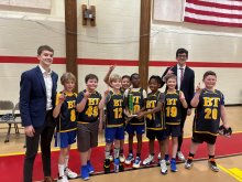 Fourth Grade Boys Basketball Team Wins Championship