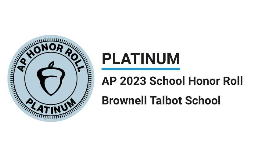 BT Earns Top Tier AP School Honor Roll