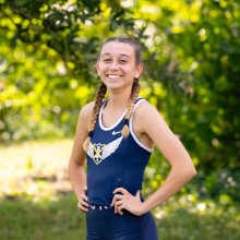 Lanum Places at Frontier Conference Cross Country Meet