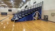 New Bleachers in Scott Gym