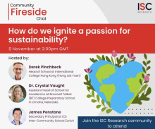 Dr. Vaught Co-Hosts Sustainability in Education Chat on Global Platform